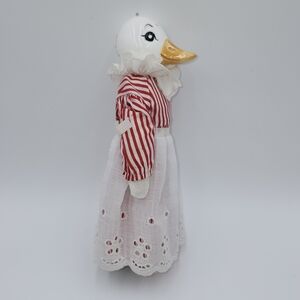 Vintage Howard Kaplan French Country Goose Duck anthromorphic ceramic head doll